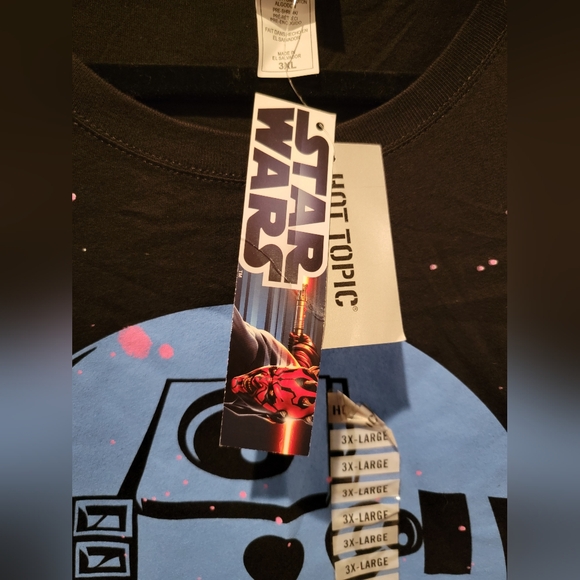 HOT TOPIC Star Wars R2D2 Graphic Tee Size 3x - Picture 6 of 9